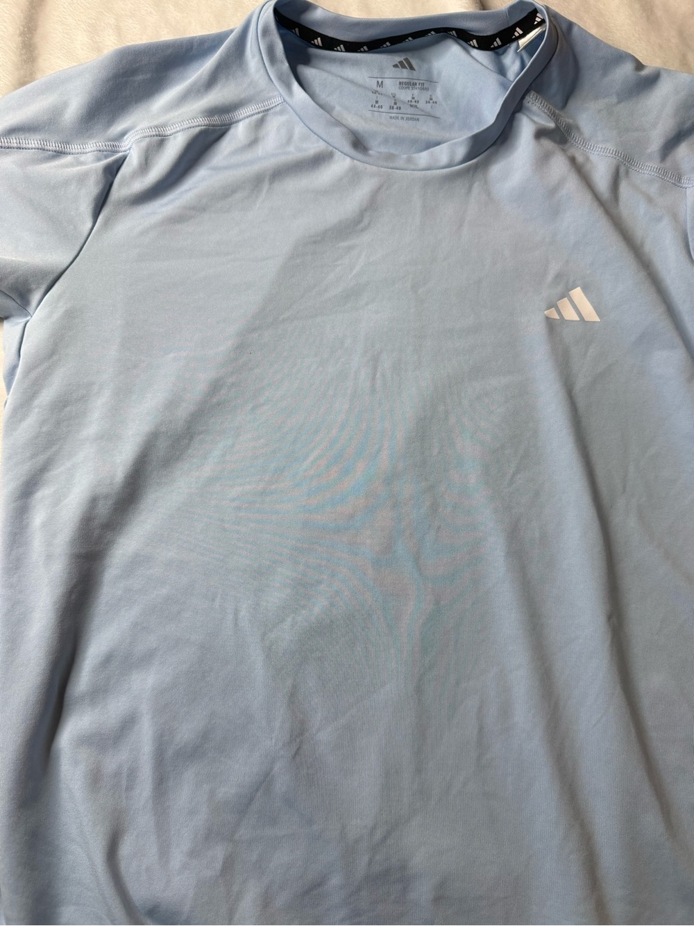 Adidas Men's Light Blue Performance Tee